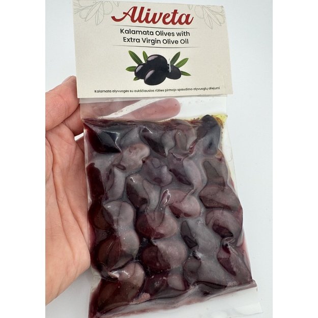 Kalamata alyvuogės ypač tyrame alyvuogių aliejuje Aliveta