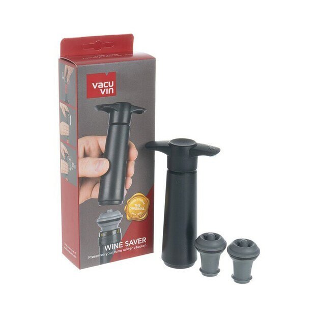 Vakuuminė vyno pompa su 2 kamščiais Vacu Vin