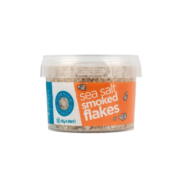 Rūkyti jūros druskos dribsniai (flakes) Cornish